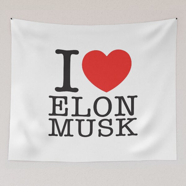 Item preview, I Love Elon Musk designed and sold by shitpostee.