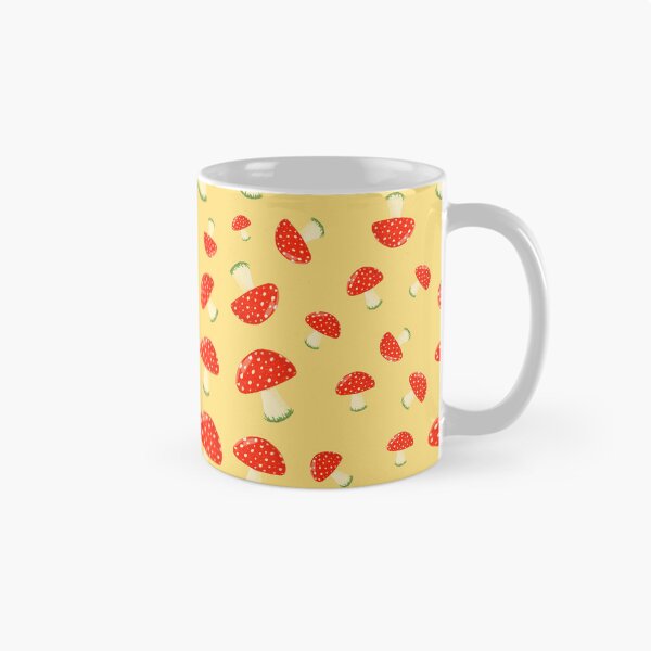 Item preview, Cottagecore Red Mushrooms - Fall Pattern designed and sold by Wallocke _.