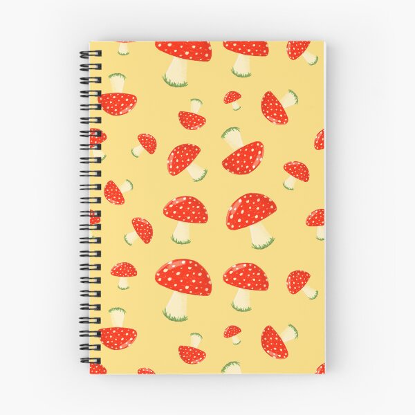Item preview, Cottagecore Red Mushrooms - Fall Pattern designed and sold by Wallocke _.