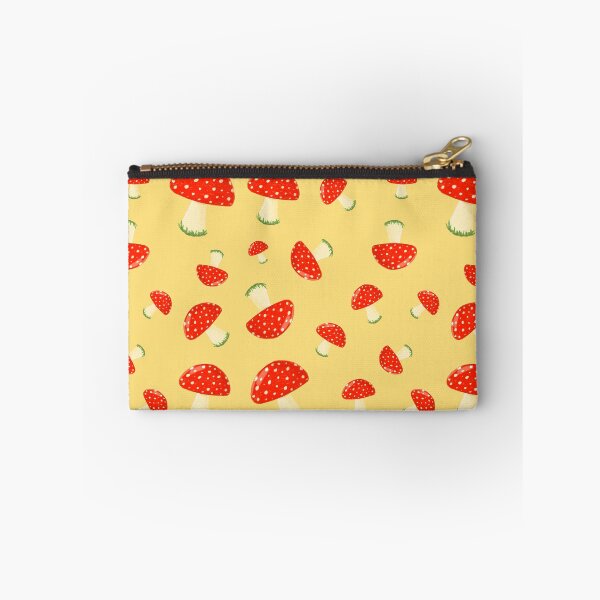 Item preview, Cottagecore Red Mushrooms - Fall Pattern designed and sold by Wallocke _.