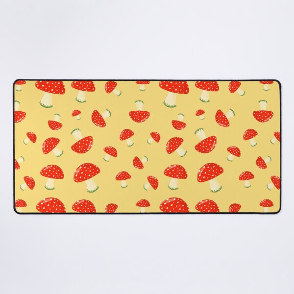 Item preview, Cottagecore Red Mushrooms - Fall Pattern designed and sold by Wallocke _.