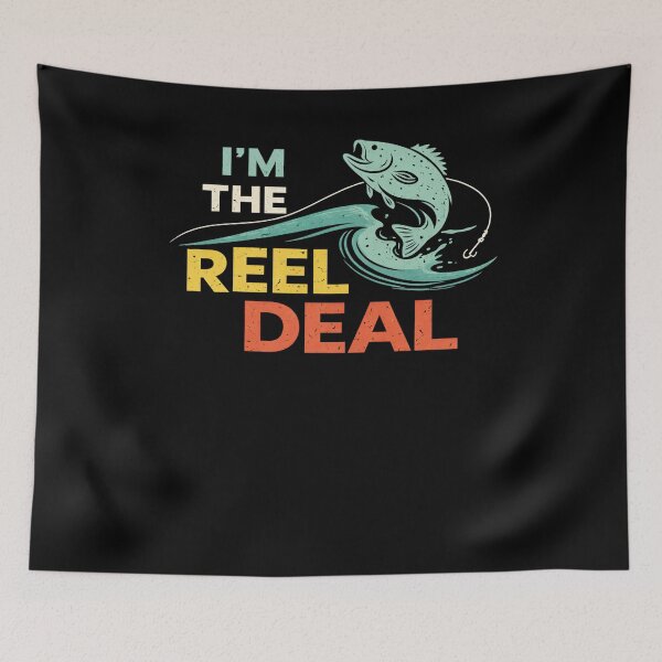 Item preview, I'm The Reel Deal Fishing Gift, Funny Angler Shirt designed and sold by LASTIQUE-dd.