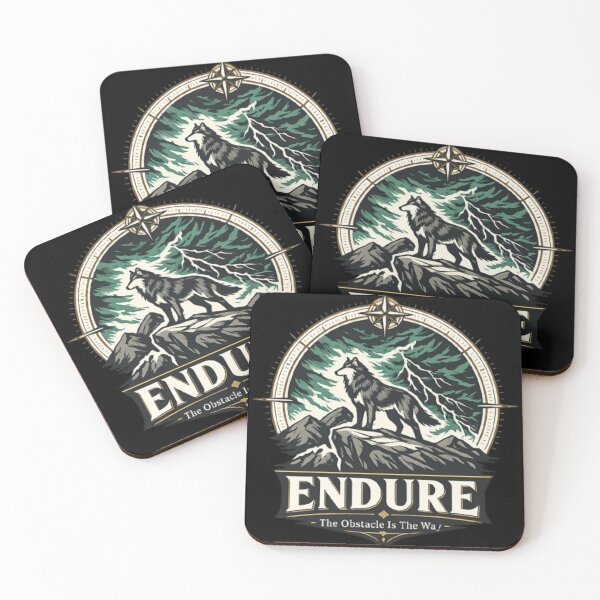 Item preview, Endure – Wolf of Resilience designed and sold by Dogandesighn.