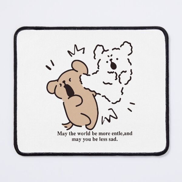 Item preview, Kawaii Whimsical Cute Bears Positive Quote Line Art designed and sold by Krasnovaovaova.