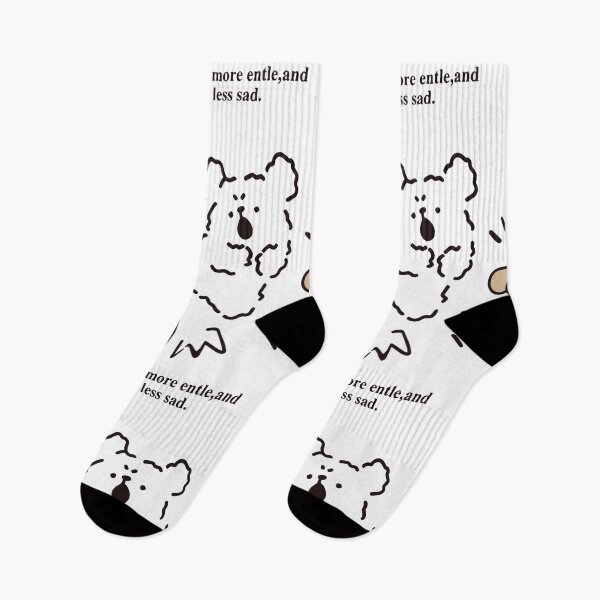 Item preview, Kawaii Whimsical Cute Bears Positive Quote Line Art designed and sold by Krasnovaovaova.