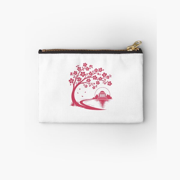 Item preview, Washington DC: Pink Cherry Tree & Jefferson Memorial designed and sold by Fenay Designs.