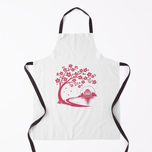 Item preview, Washington DC: Pink Cherry Tree & Jefferson Memorial designed and sold by Fenay Designs.