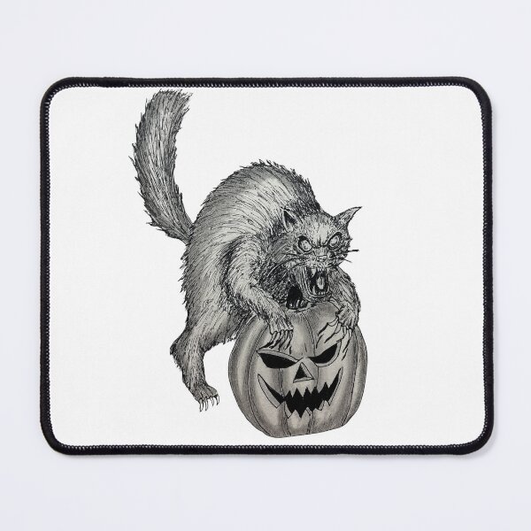 Item preview, Black Cat Halloween Surreal Art designed and sold by jam-66.