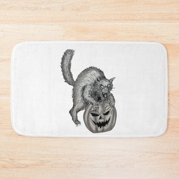 Item preview, Black Cat Halloween Surreal Art designed and sold by jam-66.