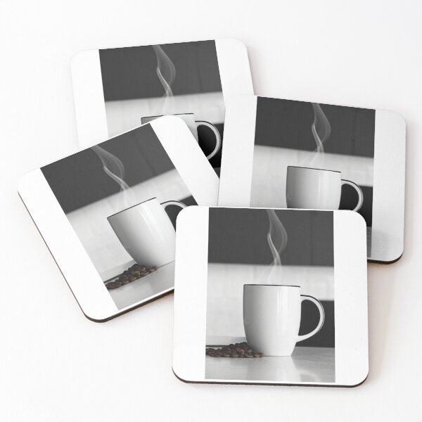 Item preview, Gastronomy - White Coffee Cup, Moment of Calm and Relaxation designed and sold by Reverso-Design.