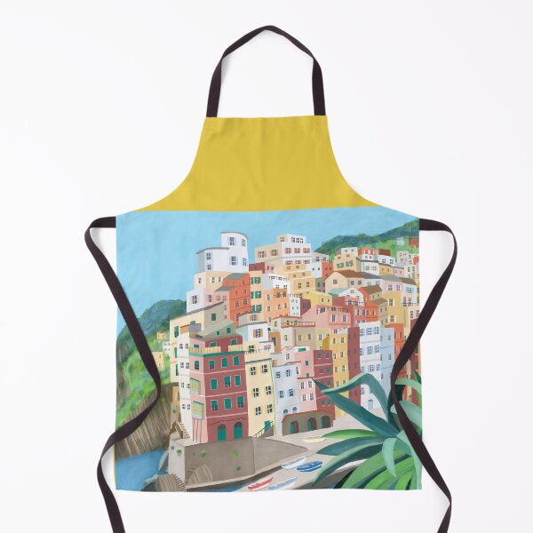 Item preview, Riomaggiore, Cinque Terre, Italian Coastal Village by Artist Carla Daly designed and sold by Carla Daly.