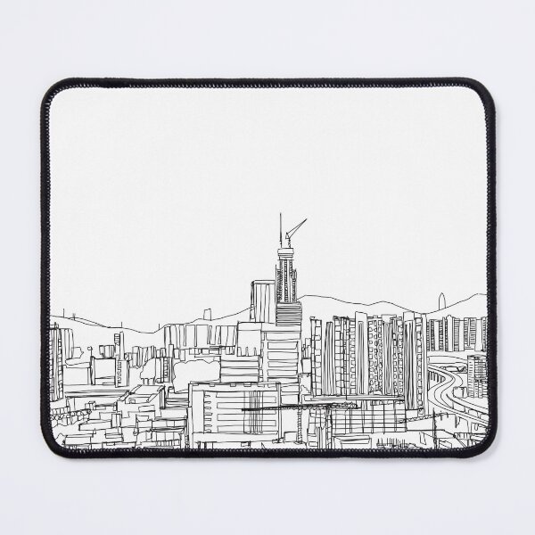 Item preview, Cityscape of industrial city drawing  designed and sold by Glockers99.