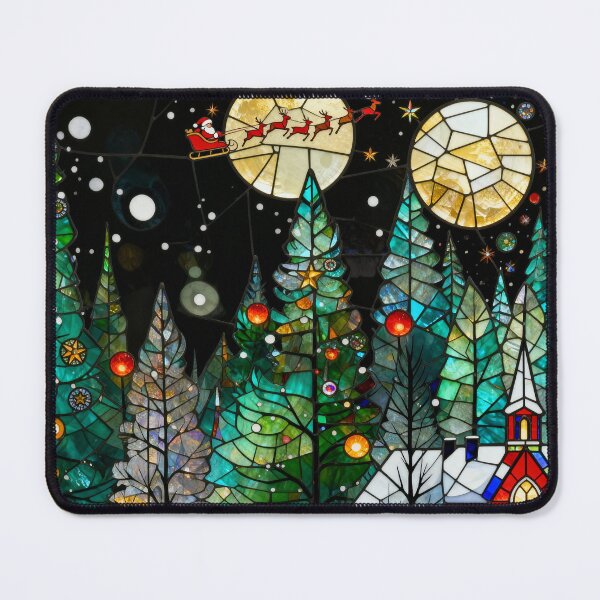 Item preview, Magical Christmas Village With Santa And His Sleigh designed and sold by GaffaDesigns.