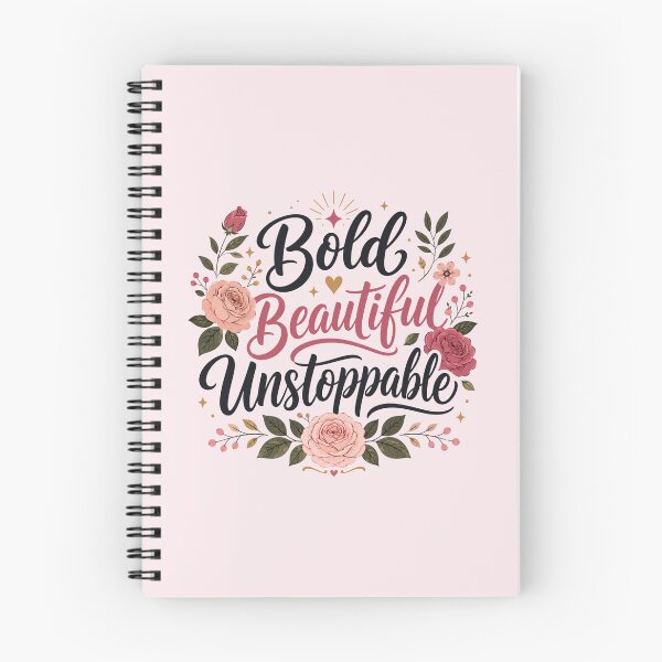 Item preview, Bold Beautiful Unstoppable - Women's Empowerment Design designed and sold by Myra365Art.