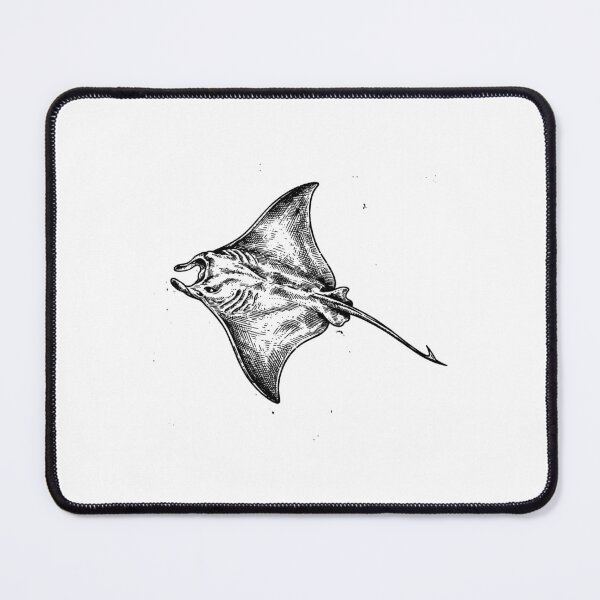 Item preview, Vintage Woodcut Stingray Illustration designed and sold by DuckOddity.