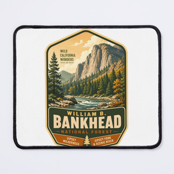 Item preview, William B. Bankhead National Forest Sipsey Wilderness Sipsey Fork Scenic River Wild California Wonders Outdoors Hiker designed and sold by Simsimah26Parks.