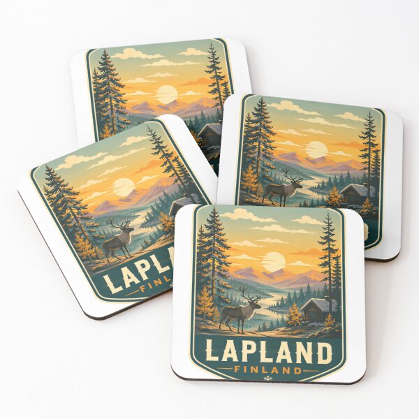 Item preview, Lapland Finland Reindeer Nordic Winter Travel Explorer designed and sold by Simsimah26Parks.