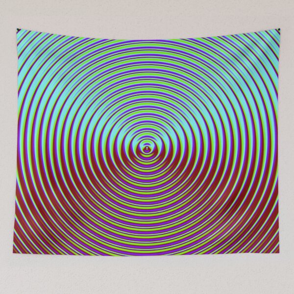 Item preview, Abstract Pattern "A metallic blue and brown-red circle" designed and sold by Gluecknika.