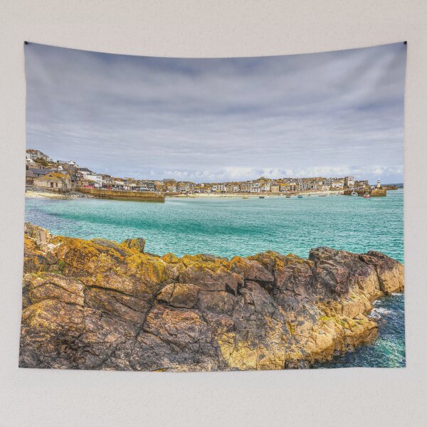 Item preview, St Ives Harbour Cornwall Coastal Landscape designed and sold by Paul Thompson Photography.