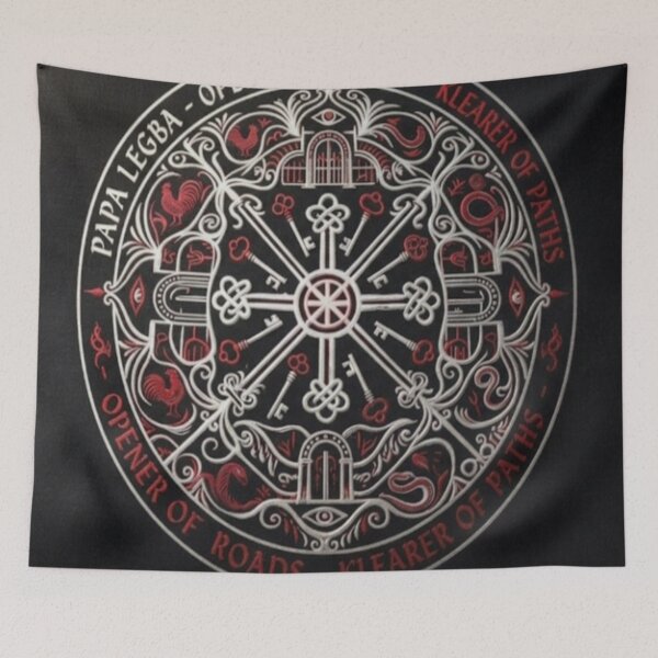 Item preview, The Grand Crossroads Veve of Papa Legba designed and sold by RavenCrow444.