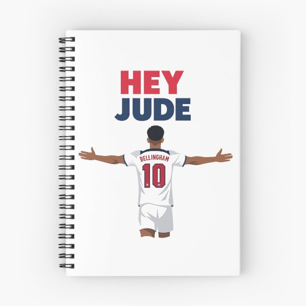 Item preview, Jude Bellingham England World Cup Football Hey Jude Artwork designed and sold by popsloganmerch.