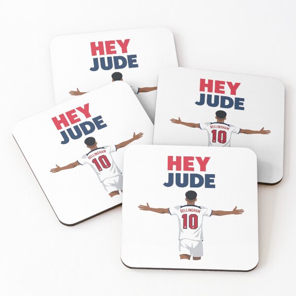 Item preview, Jude Bellingham England World Cup Football Hey Jude Artwork designed and sold by popsloganmerch.