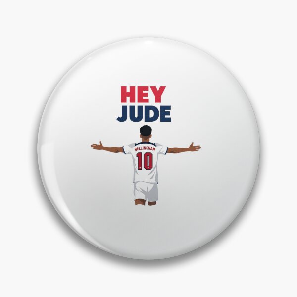 Item preview, Jude Bellingham England World Cup Football Hey Jude Artwork designed and sold by popsloganmerch.