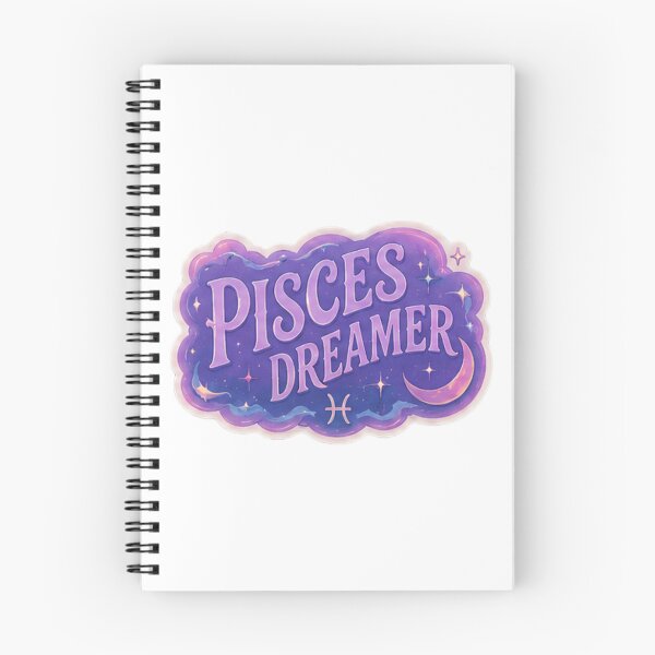 Item preview, Pisces Dreamer Ethereal Mystic Typography designed and sold by littleearty.
