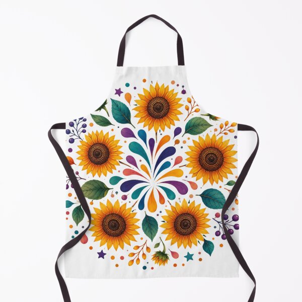 Item preview, Colorful Sunflower Floral Mandala designed and sold by PetalGarden.