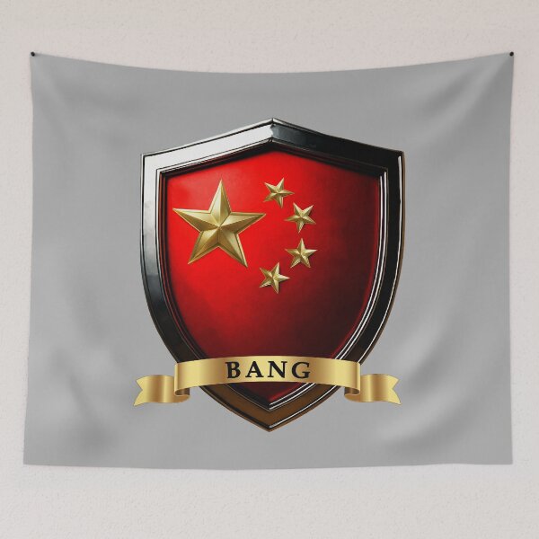 Item preview, Bang Chinese Heritage Crest Shield designed and sold by Highlandkings.