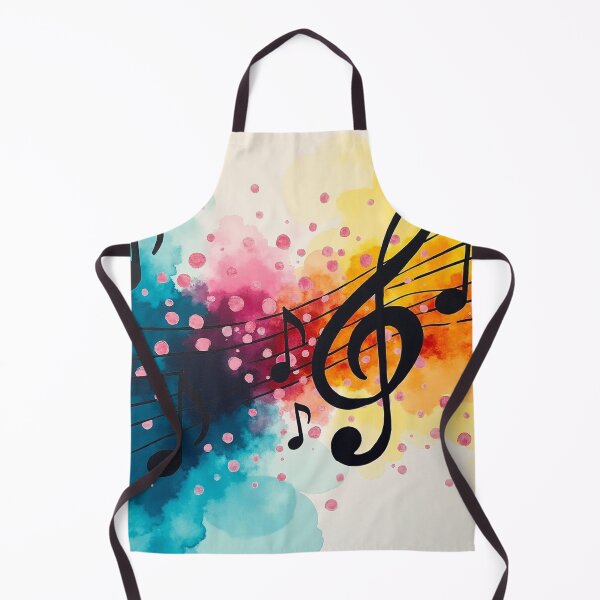 Item preview, Colorful Musical Notes Watercolor Art Print. designed and sold by fbtrisha.
