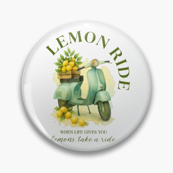 Item preview, Vintage Lemon Ride Scooter Poster designed and sold by artCreativeColony.