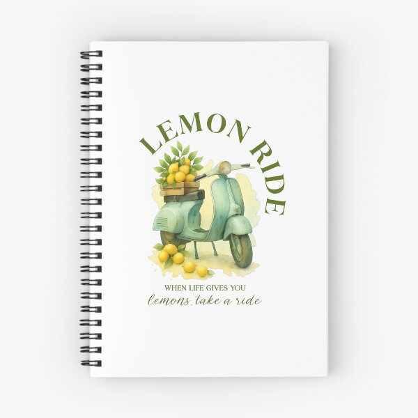Item preview, Vintage Lemon Ride Scooter Poster designed and sold by artCreativeColony.
