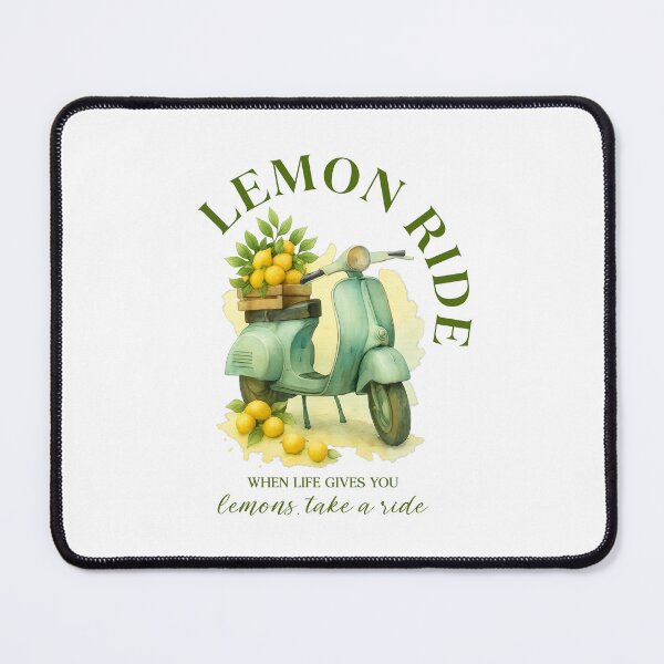 Item preview, Vintage Lemon Ride Scooter Poster designed and sold by artCreativeColony.