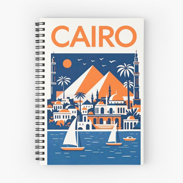 Item preview, Cairo cityscape with the pyramids designed and sold by paulrommer.