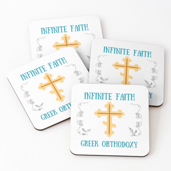 Item preview, Christian Shirt. Gift for a Religious, Orthodox, Christian Person.  Infinite Faith Greek Orthodoxy.  designed and sold by ShrimpAndGrits.