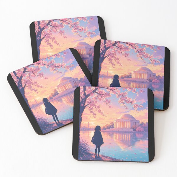Item preview, Washington DC: Jefferson Memorial Sakura Sunset designed and sold by Fenay Designs.