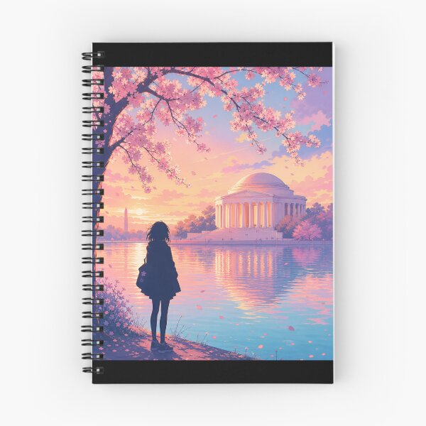Item preview, Washington DC: Jefferson Memorial Sakura Sunset designed and sold by Fenay Designs.