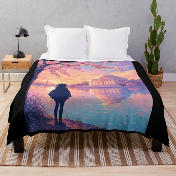 Item preview, Washington DC: Jefferson Memorial Sakura Sunset designed and sold by Fenay Designs.