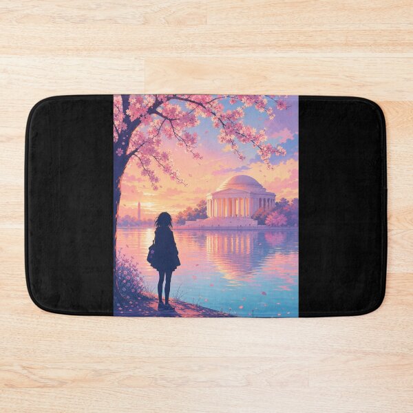 Item preview, Washington DC: Jefferson Memorial Sakura Sunset designed and sold by Fenay Designs.