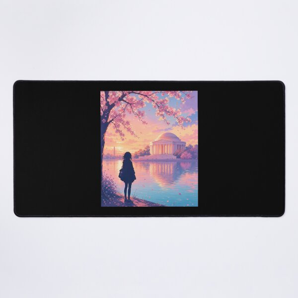 Item preview, Washington DC: Jefferson Memorial Sakura Sunset designed and sold by Fenay Designs.