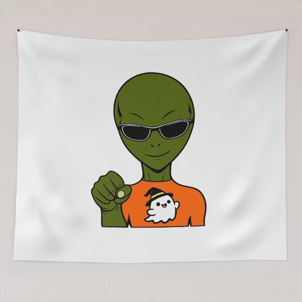 Item preview, Zorgo Halloween – Ghost Shirt Alien | Cute Halloween Ghost Graphic | Funny Sci-Fi T-Shirt by The Visitors designed and sold by The-Visitors.
