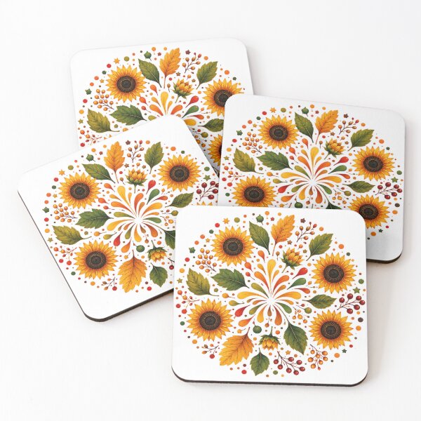 Item preview, Colorful Sunflower Floral Mandala designed and sold by PetalGarden.