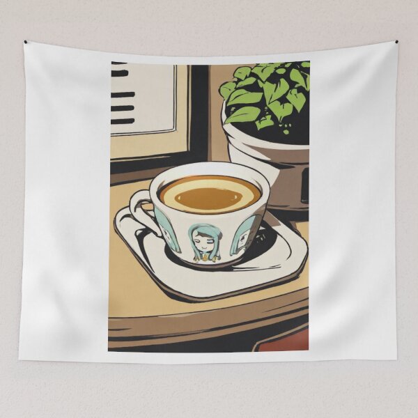 Item preview, Illustration - Coffee Cup, Minimalist and Elegant 2020s Design designed and sold by Reverso-Design.