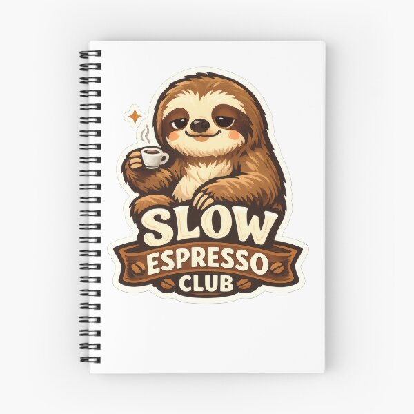 Item preview, Sloth Slow Espresso Club designed and sold by TheRealTaria.