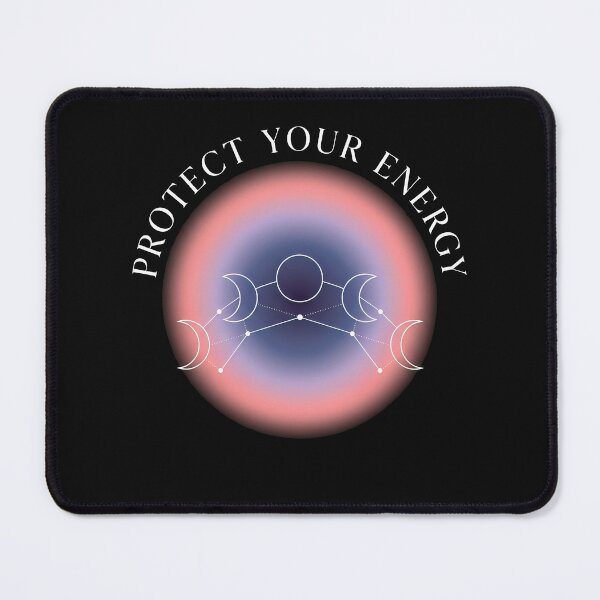 Item preview, Protect Your Energy Aura Glow Triple Moon designed and sold by Zazz Lee.