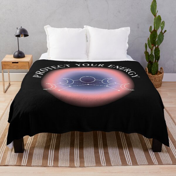 Item preview, Protect Your Energy Aura Glow Triple Moon designed and sold by Zazz Lee.