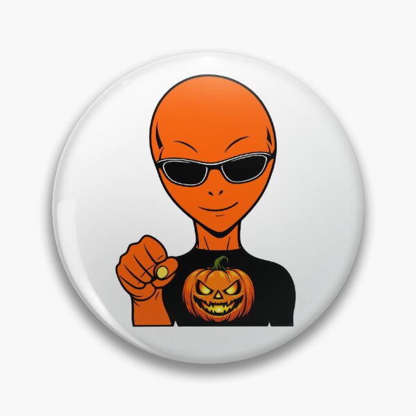 Item preview, Zorgo Halloween – Pumpkin Shirt Alien | Cute Halloween Pumpkin Graphic | Funny Sci-Fi T-Shirt by The Visitors designed and sold by The-Visitors.