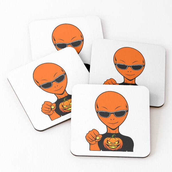 Item preview, Zorgo Halloween – Pumpkin Shirt Alien | Cute Halloween Pumpkin Graphic | Funny Sci-Fi T-Shirt by The Visitors designed and sold by The-Visitors.
