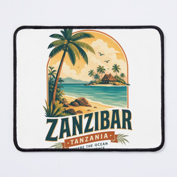 Item preview, Zanzibar Tanzania Where The Ocean Whispers Peace Tropical Beach Vacation Travel designed and sold by Simsimah26Parks.